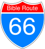 +bible+route+66+sign+street+ clipart